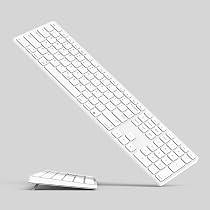 Wireless Keyboard for Apple Mac OS Devices- Foldable Kickstand for